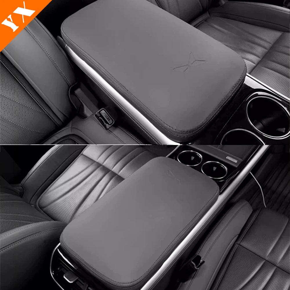 

For xiaopeng G9 Accessories 2024 Car Armrest Anti Scratch Protection Storage Box Cover Armrest Box Leather Covers