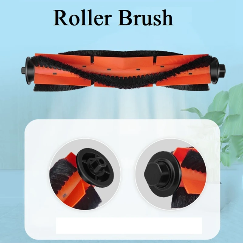 16Pcs Replacement Kit For Roidmi Eve Plus Robot Vacuum Washable Main Side Brush Mop Cloth Dust Bag Cleaning Brush