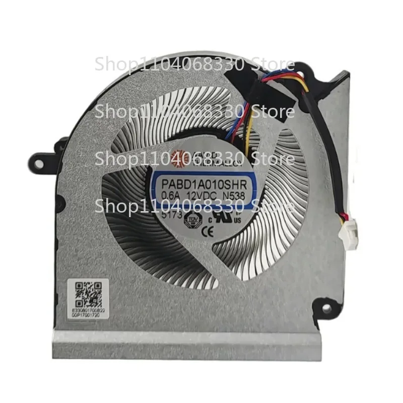 For Vector 16 HX AI A2X MS-15M3 15M4 Laptop CPU GPU Cooling Fan 12VDC 0.6A PABD1A010SHR N538 PABD1A010SHL N539