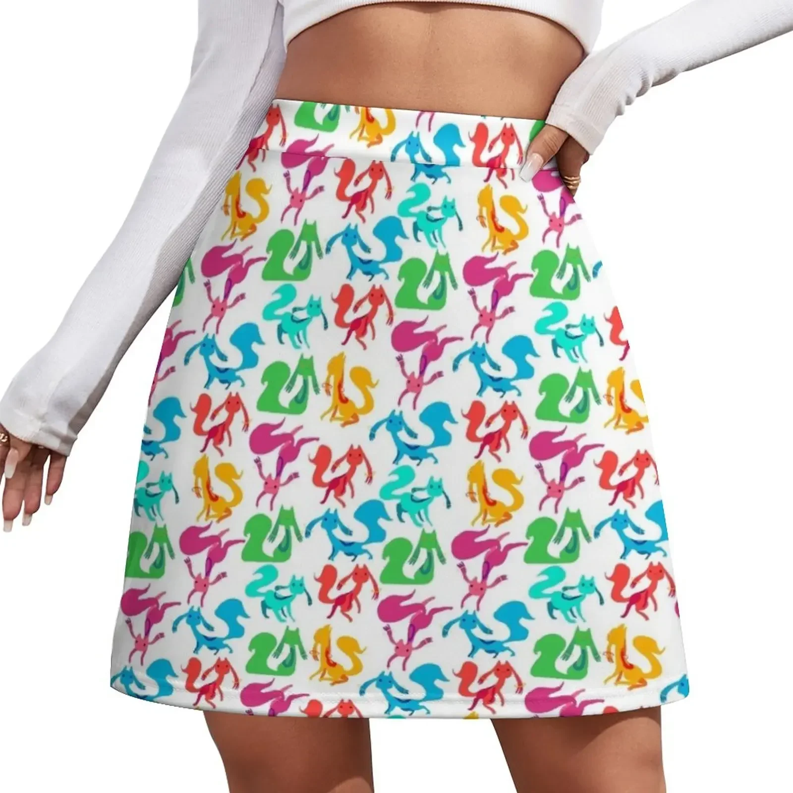 

kyubey Mini Skirt fashion korean clothing Female skirt korean style clothes women 2026