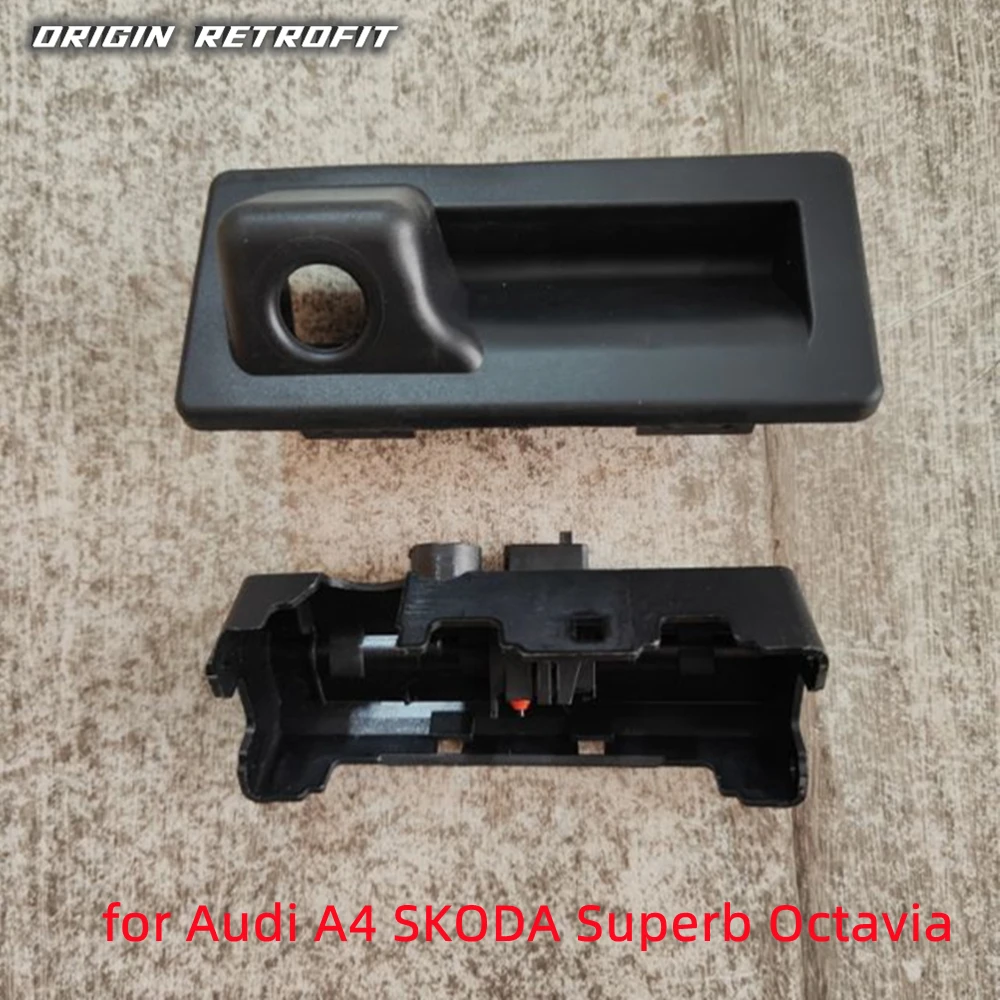 For VW Audi SKODA Porsche Scircocco RVC Housing reverse camera boot handle with Water Wash Spray Nozzle