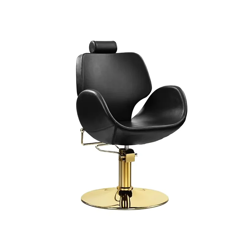 Italian Style Lumia Makeup Armchair Adjustable Height With Footrest And Hydraulic Pedal Barber Chairs Of Classic Design
