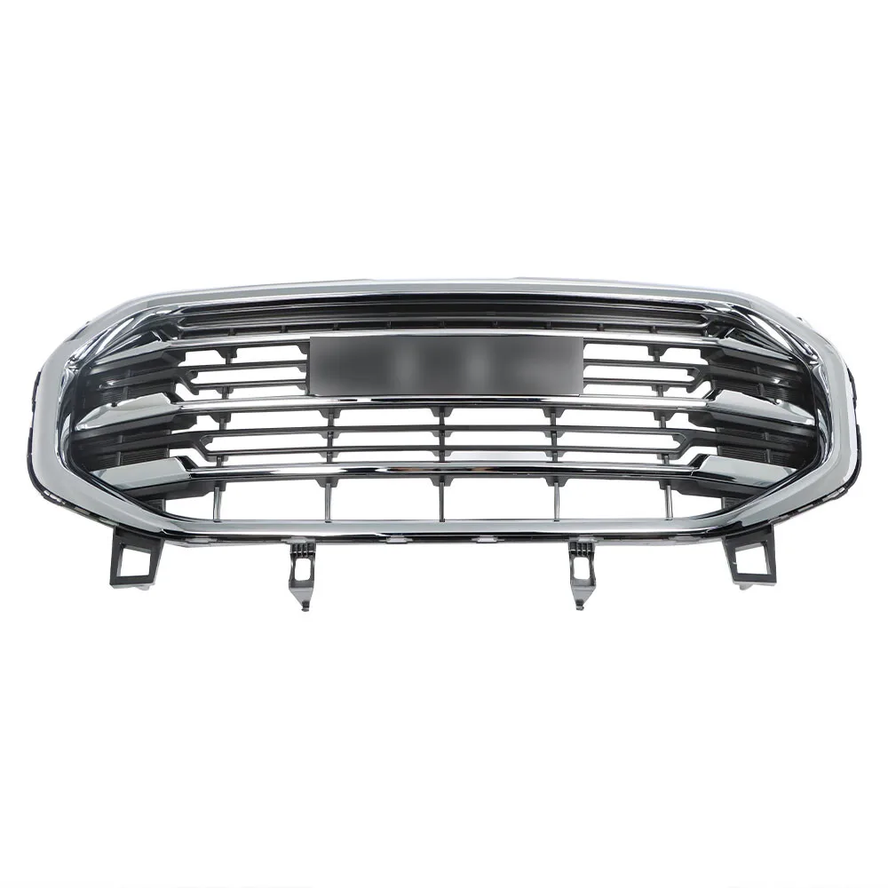 Front Grille Bumper Upper For GMC Terrain SLT 2018-2021 Replacement Chrome Mesh
