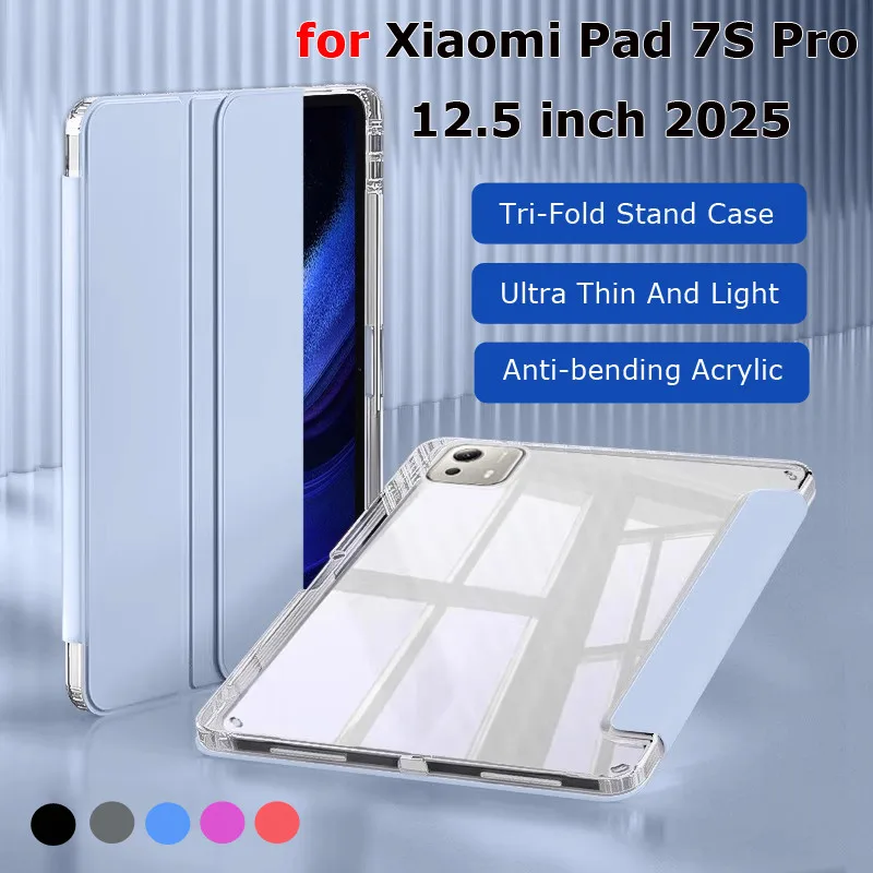 

Ultra Thin Anti-bending Acrylic Case for Xiaomi Pad 7S Pro 12.5 Inch 2025 MiPad 6S Pro for Redmi Pad Pro 12.1 Poco Pad 5G 12.1