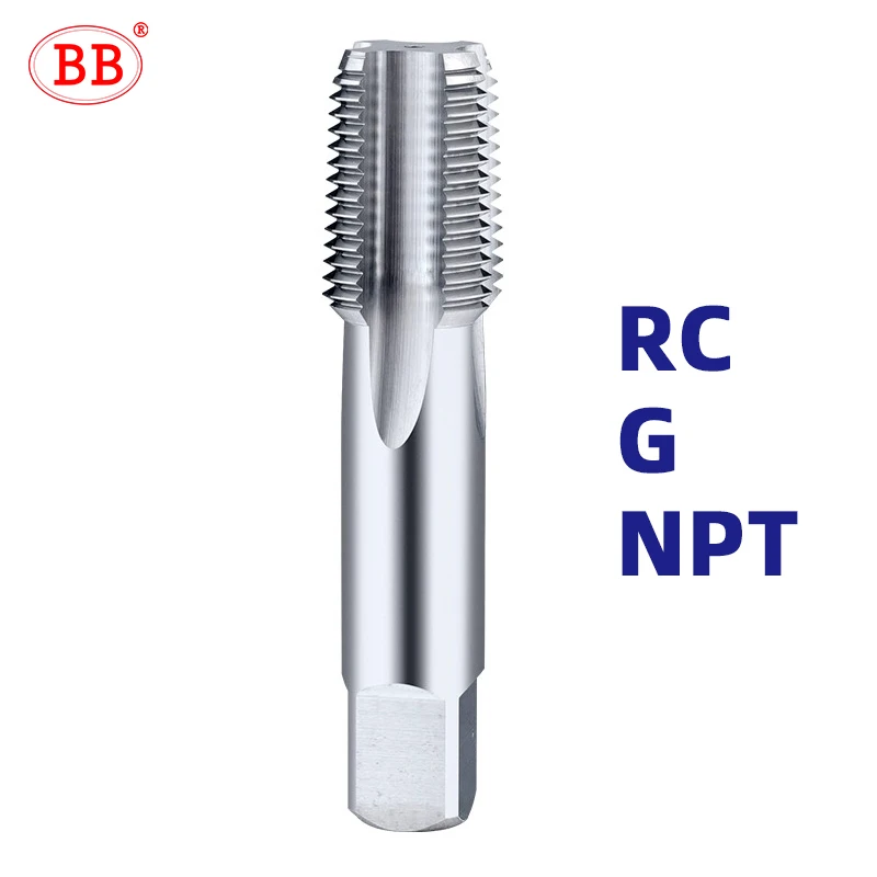 BB Carbide Taps Inch G RC NPT CNC Machine Thread Tool for Metal Steel Cylinder Pipe Tap