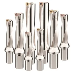 SP Series Drill Bites Insert Drill Metal Drill Bits 13mm-50mm Depth 2D 3D 4D Indexable U Drill Machinery Lathes CNC Water