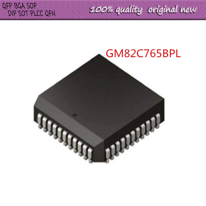 

NEW 5PCS/LOT GM82C765BPL GM82C765B PL GM82C765B-PL GM82C765 PLCC44