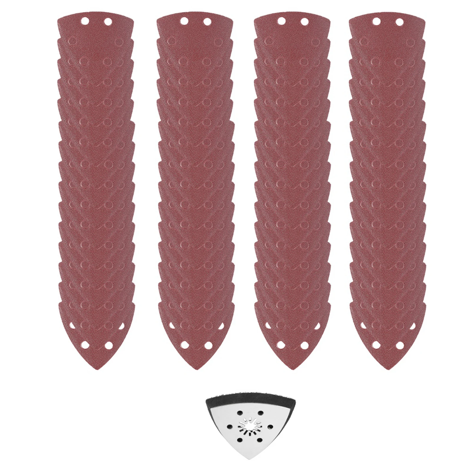 Oscillating Sanding Paper High Efficiency 90mm Sanding Pad Triangle Super  for Grinding Soft Metal Wood Plastic Leather
