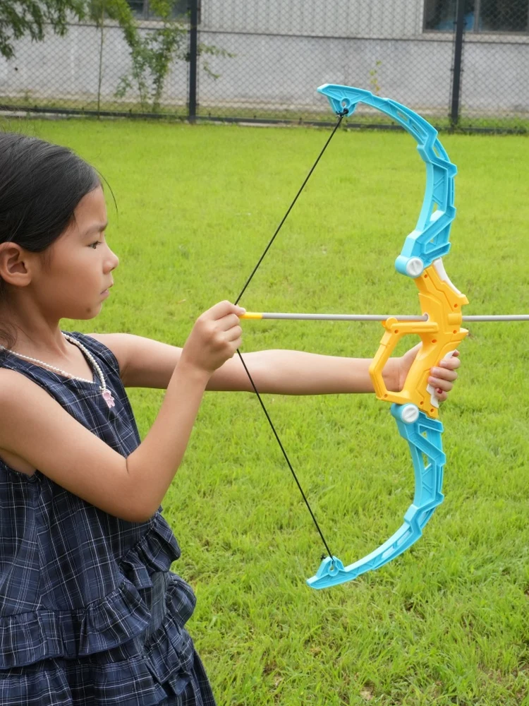 子供用屋外アーチェリーおもちゃ-手と目の協調性競争スポーツゲーム-粘着吸盤射撃ゲーム-absプラスチック製