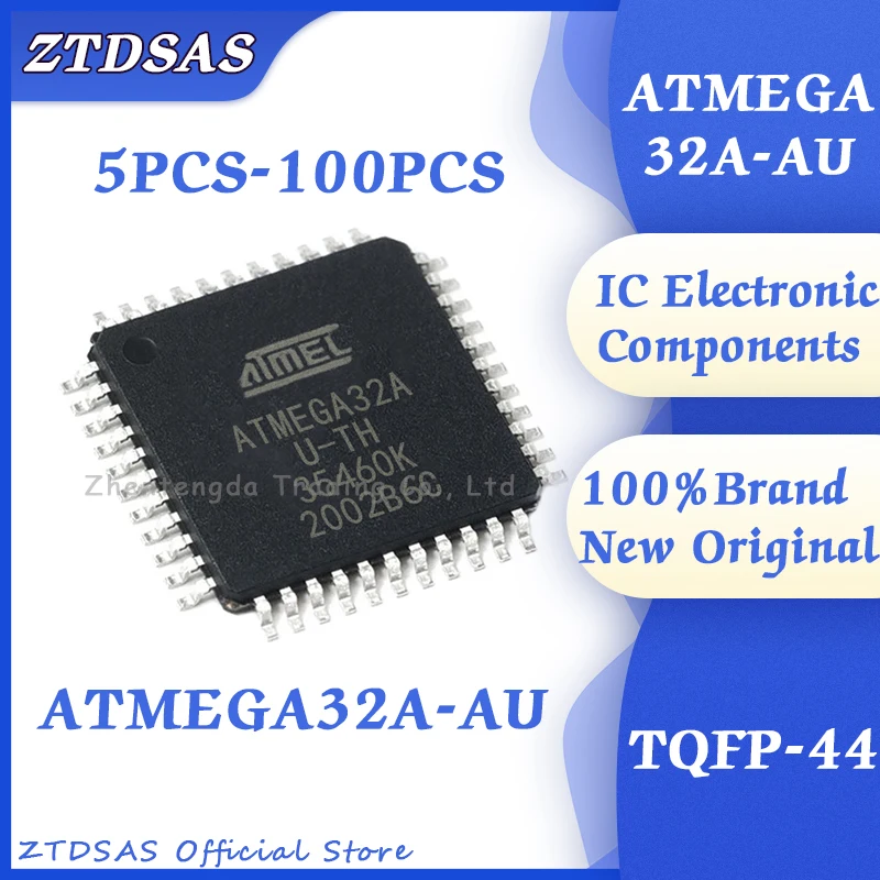 

5-100PCS New ATMEGA32A-AU ATMEGA32A ATMEGA32 ATMEGA IC MCU 8BIT 32KB FLASH 44TQFP