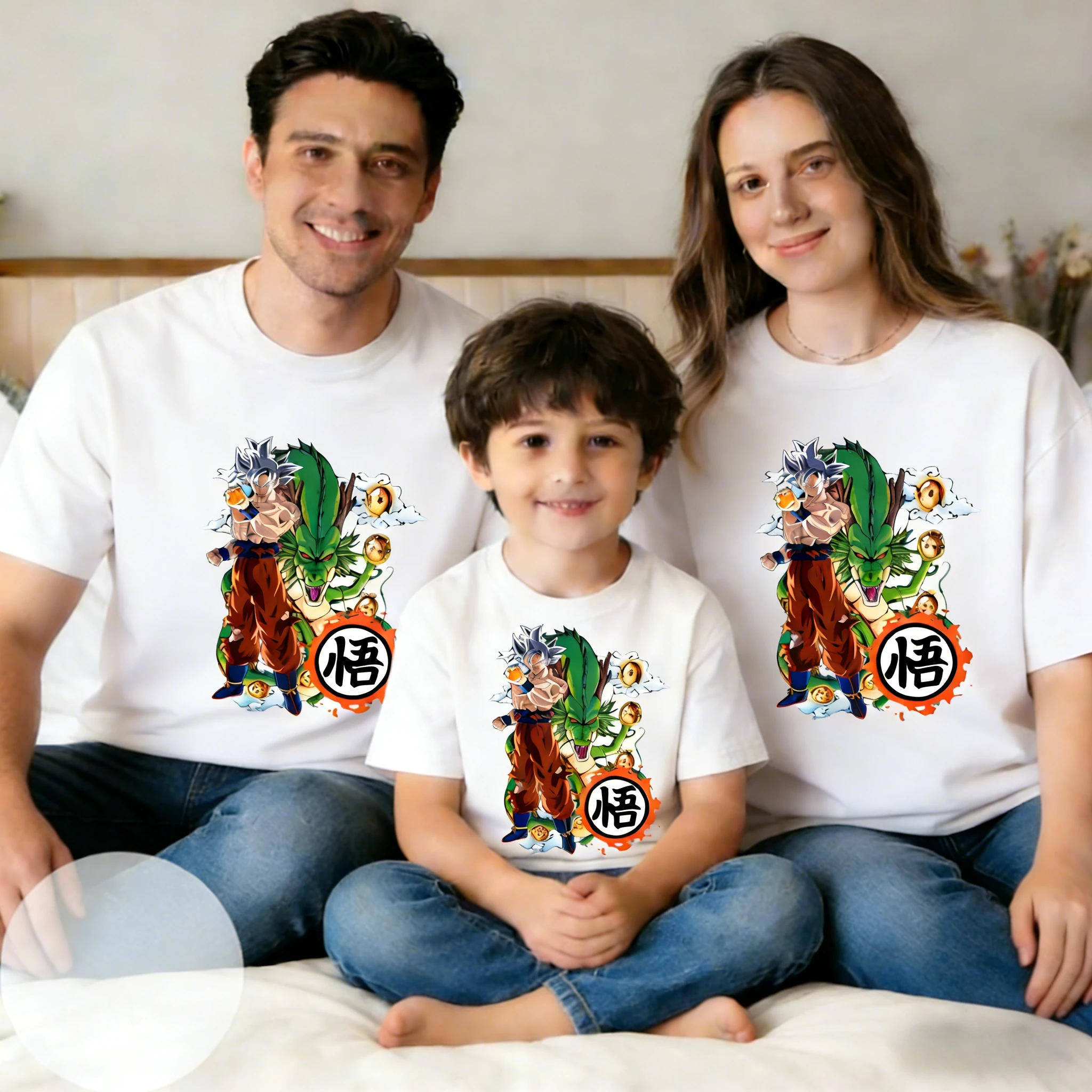 

Летняя футболка унисекс 2026 года в стиле ретро Dragon Ball, высококачественная хлопковая оверсайз футболка с принтом Гоку, повседневная, с короткими рукавами, для всей семьи и детей