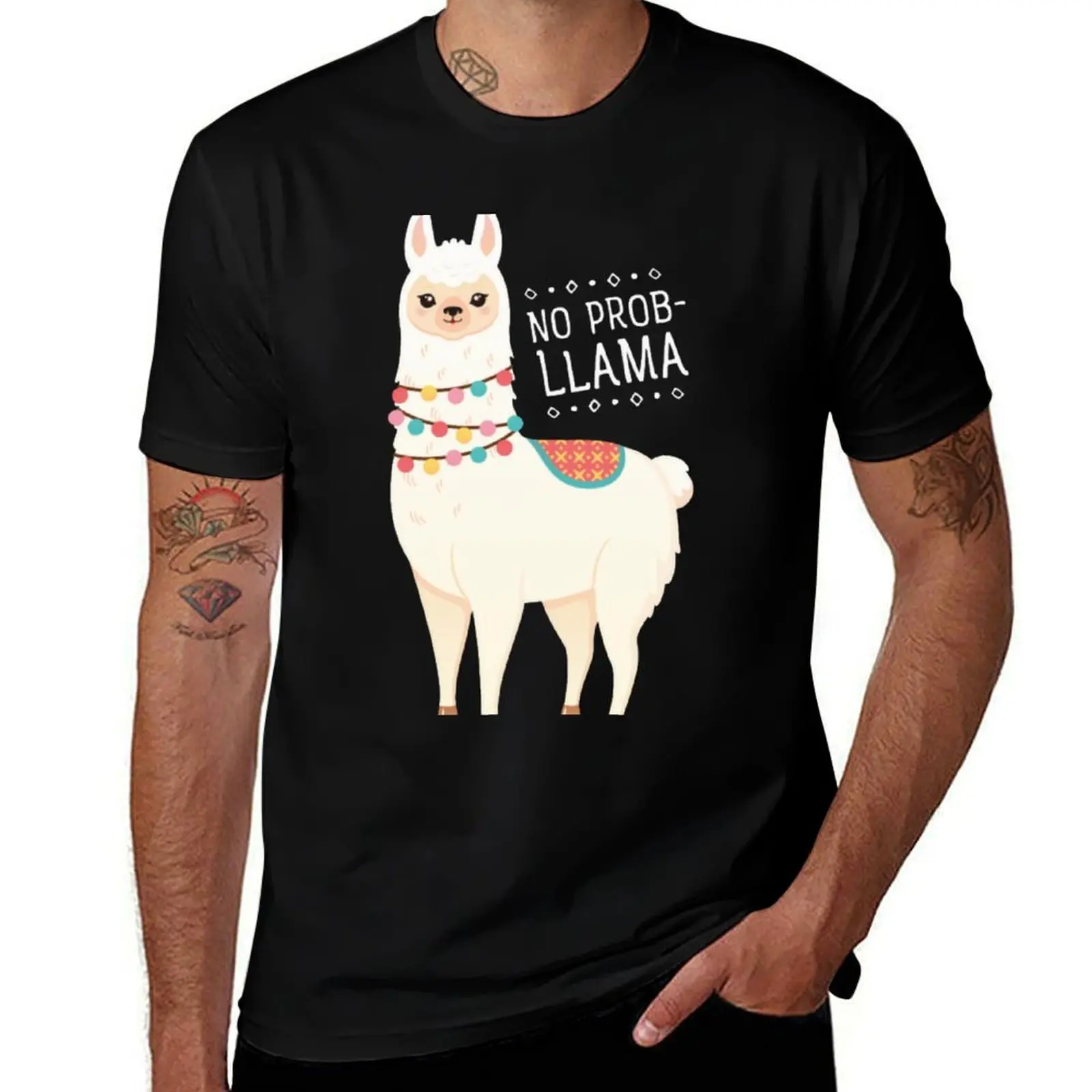 No Prob Llama T-Shirt Outdoor Working T-Shirt