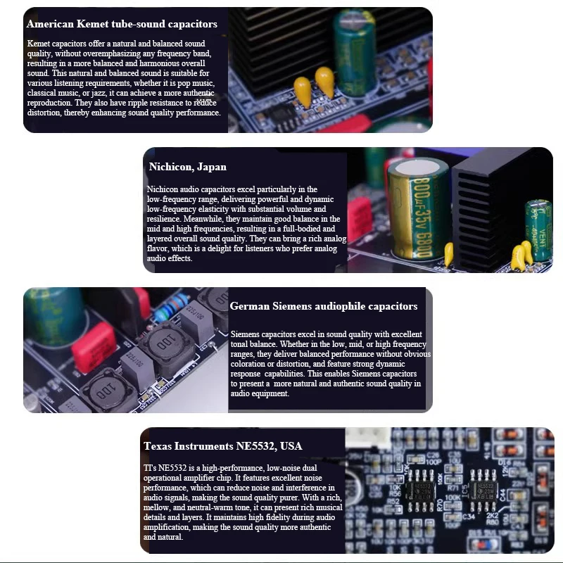 Fièvre amplificateur de puissance à Tube HIFI 6K4 Tube Bluetooth 5.3 double puce TPA3221 amplificateur domestique 100W * 2 puissance de sortie USB 24BIT 84KHz