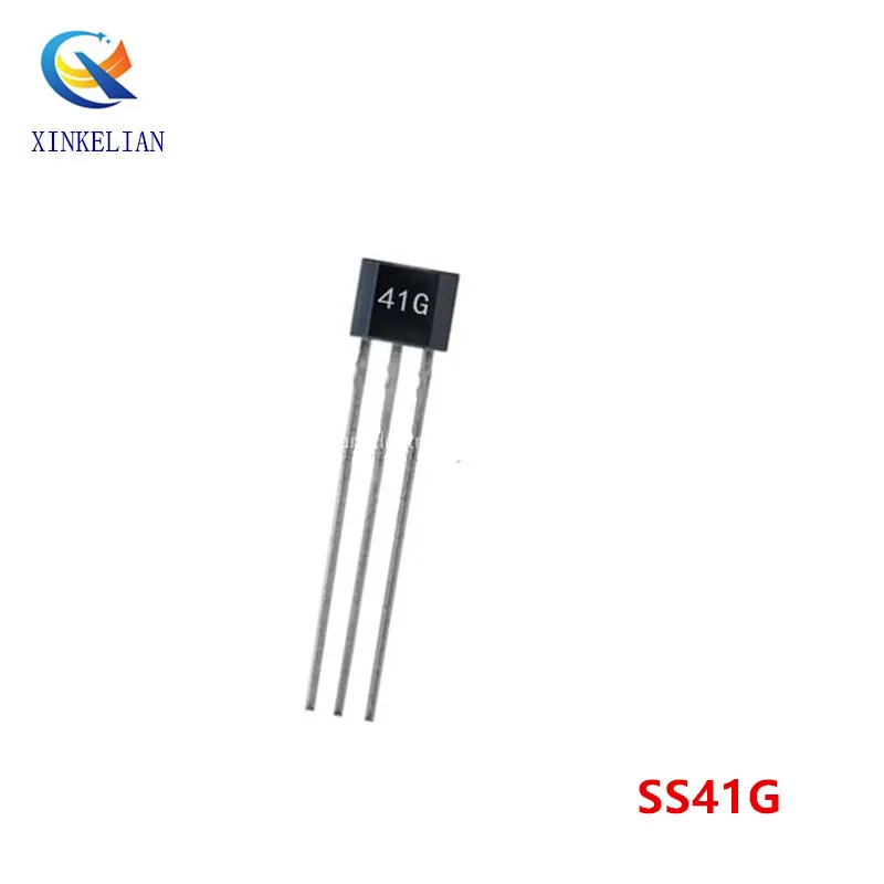 10PCS SS41G screen printing 41G Sensor Posisi Bipolar Digital SS41 To-92s Hall effect sensor