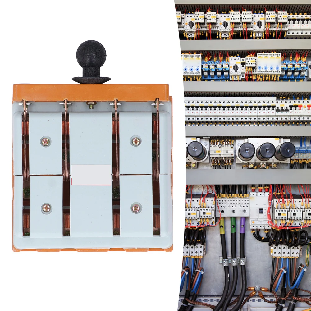 

HS11F-100/48 4-Pole Disconnector with PA Housing and Copper Conductor Rail for Power Distribution Panel Integration 380V Rated