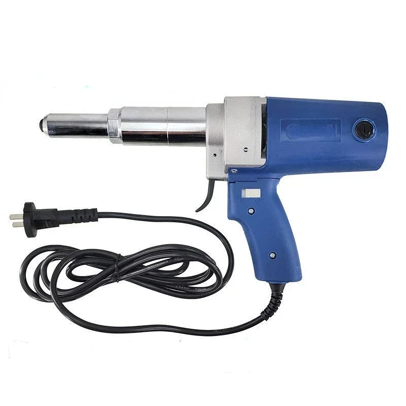 7000N Portable Electric Riveter Gun Riveting Tools  220V Handheld Electric Stainless Steel Core Pull Rivet Guns Machine Tools