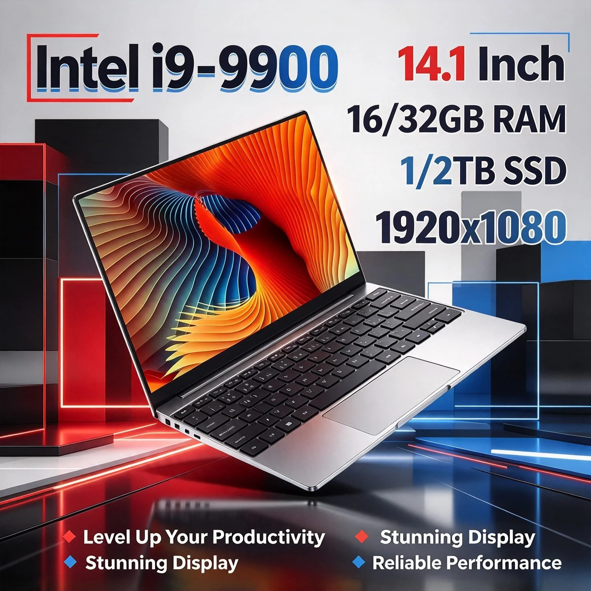 Portátil 2026 Pro Max 14.1″ i9 32GB 2TB