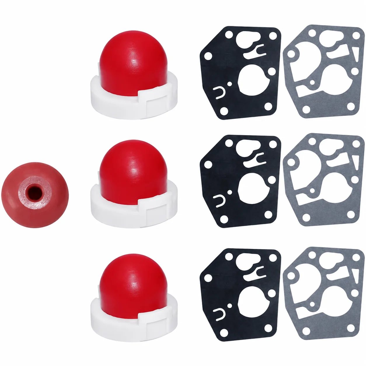 Primer Bulb Gasket Kit For Stens 120-178 Bynorm 320-306 Nhc 262-4018 Oregon 49-058 Rotary 8958 B&S 95900 10A900 5083K Tune Up