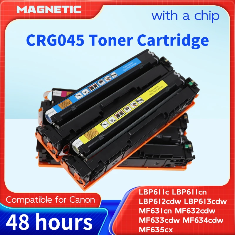 Color toner cartridge CRG-045 crg045 Compatible for CANON 045 imageCLASS MF635Cx MF633Cdw MF631Cn LBP613Cdw LBP611Cn 612 Printer