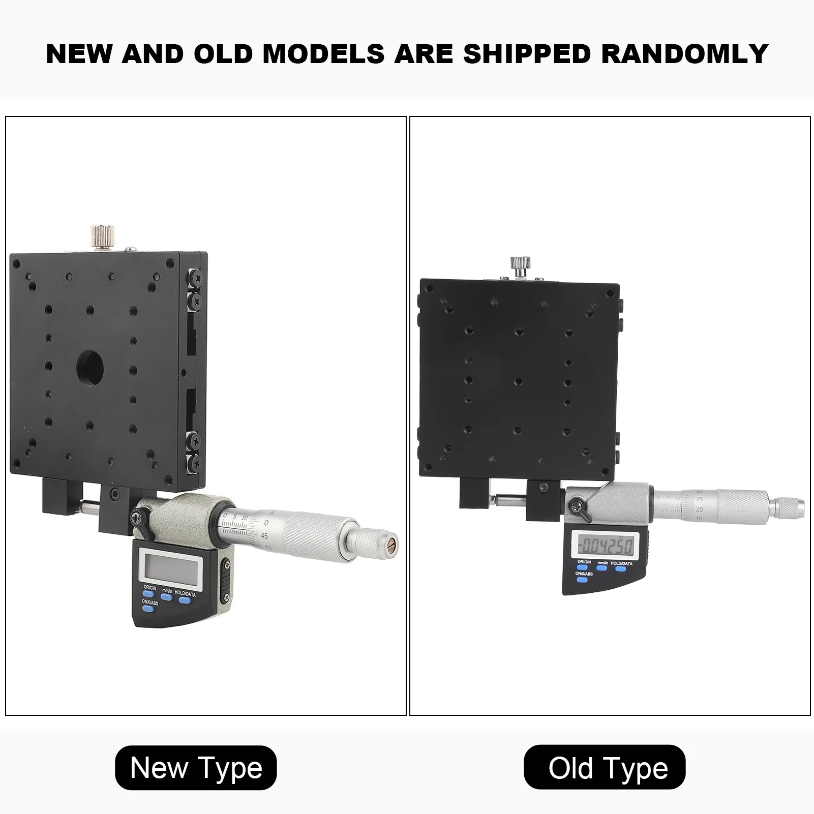 Micrómetro de etapa de traducción lineal SEMX100-AS, micrómetro de escenario con pantalla Digital de 100x100mm y 0,001mm