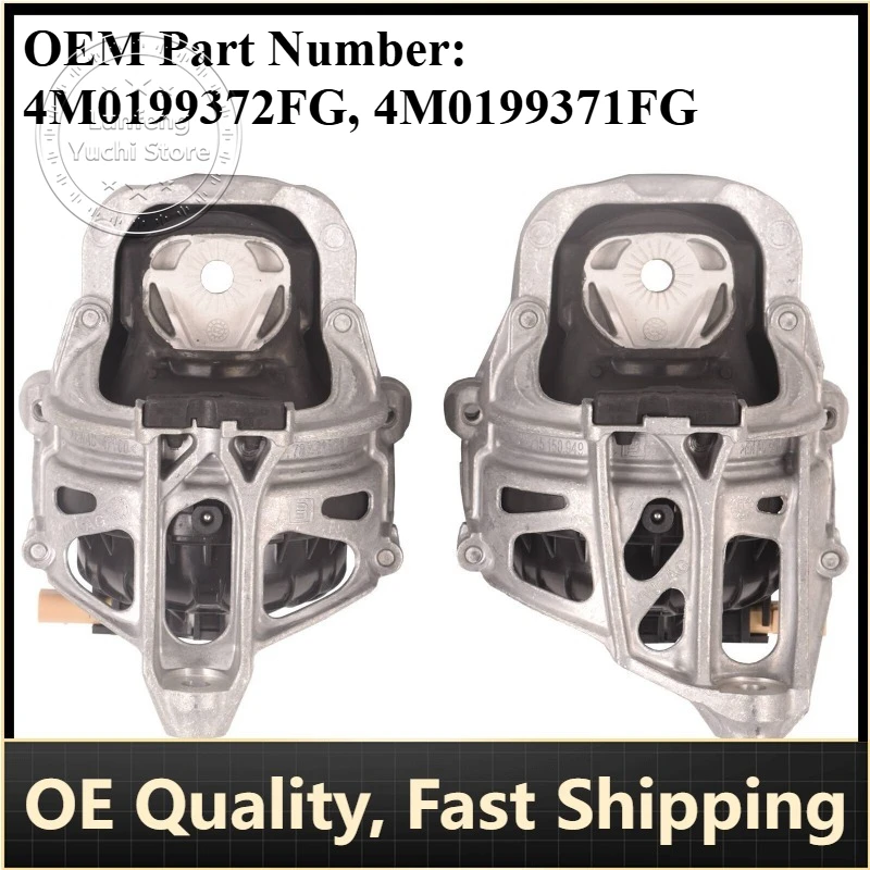 

P/N: 4M0199372FG, 4M0199371FG - Hydraulic Engine Mount for Audi A6 C8,A7 Sportback(4KA),Q5(FYB,FYG),Q7(4MB,4MG,4MQ),Q8(4MN,4MT)