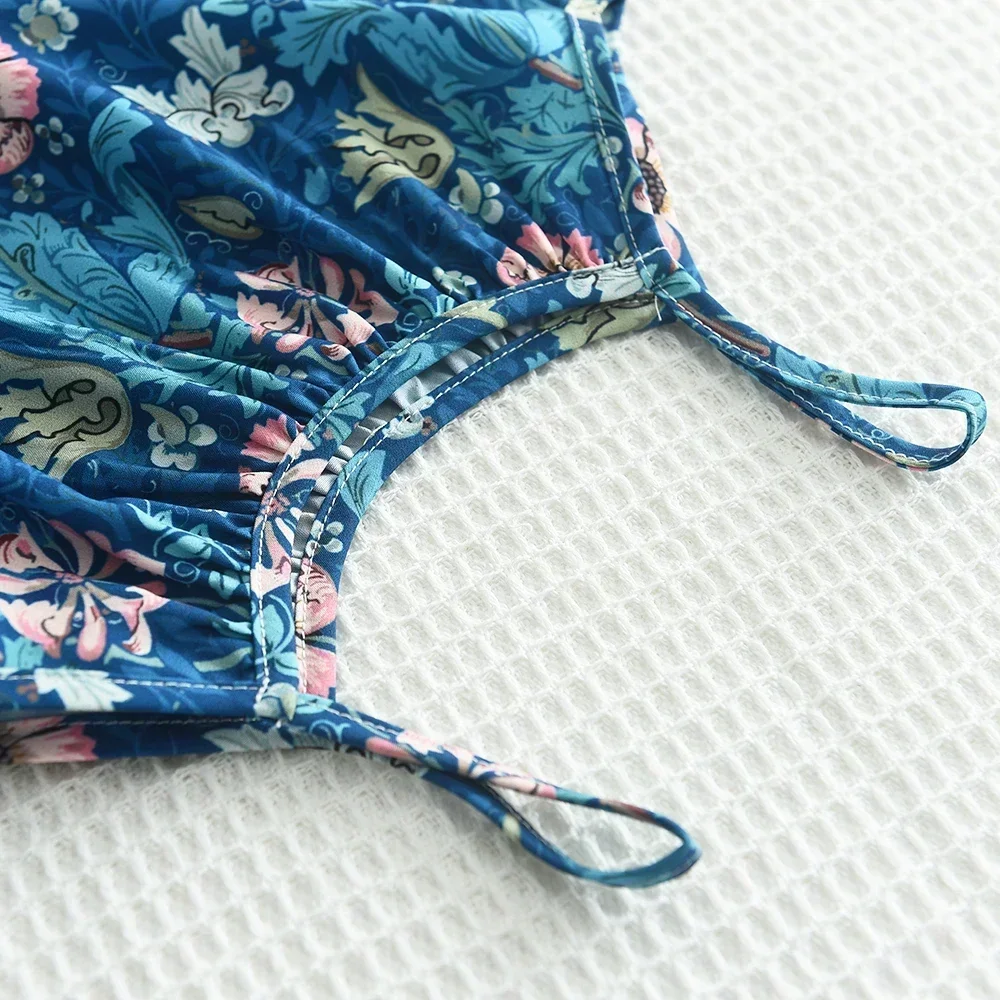 الصيف الفتيات موضة الأزهار طباعة الحلو أكمام فستان الحمالة + حقيبة 2 قطعة مجموعة 3-7 سنوات الأطفال عطلة ملابس كاجوال