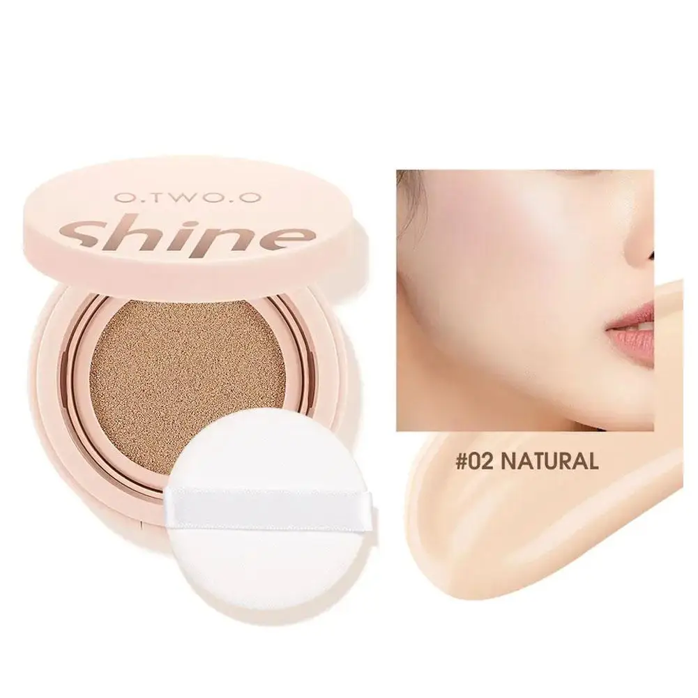 BB Creme Impermeável Air Cushion Foundation, Cobertura Total, Rosto Corretivo, Maquiagem De Longa Duração, Compacto, D7V3, 3 Cores