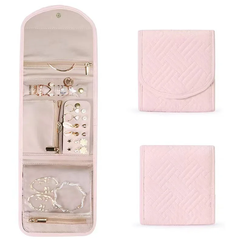 

Jewelry Bag Storage Bag, Foldable Jewelry Roll, Convenient Storage Organizer Jewelry Packaging