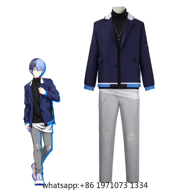 Project Sekai Colorful Stage Feat 3rd Anniversary Vivid BAD SQUAD Shinonome Akito Aoyagi Toya Mikku Uniform Outfit Anime Cosplay