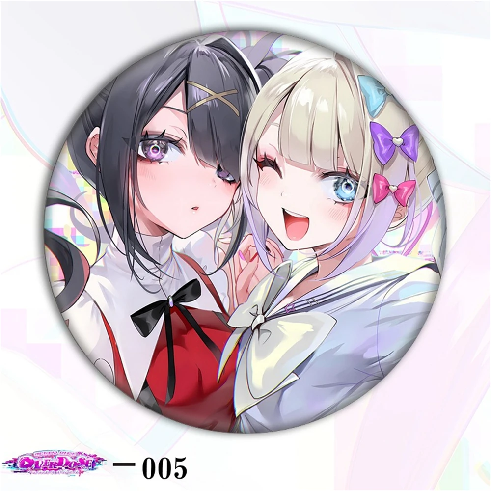 58 مللي متر أنيمي المحتاجة فتاة جرعة زائدة المطر تأثيري زي شارة دبوس SPTE صفيح بروش الدعامة جيلف