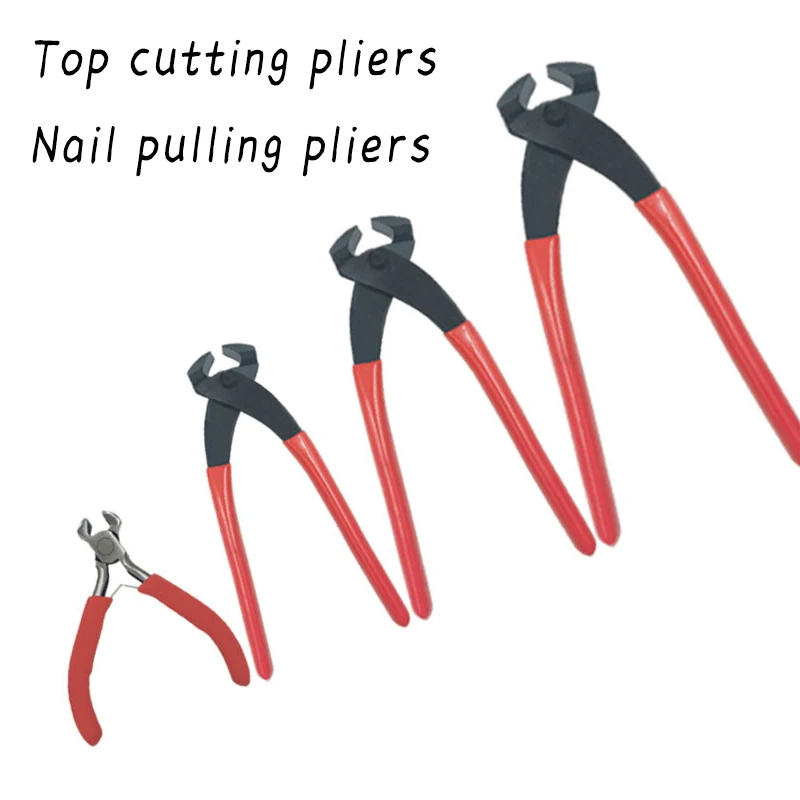 1Pc End Cut Nippers Top Cutting Pincers Pliers Manual Nail Pulling Pliers Flat Mouth Cutting Pliers for Wire Binding Nail