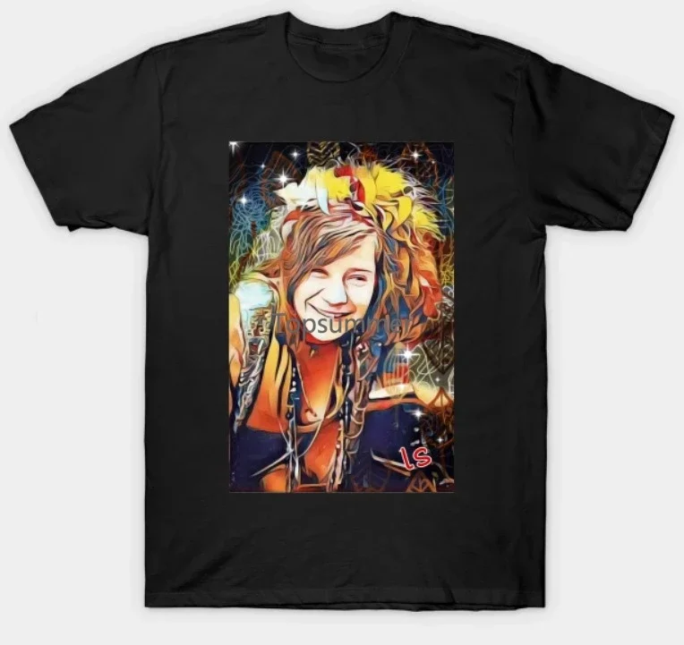 

Janis Joplin T Shirt.! Unisex Printing Art Cotton Halloween