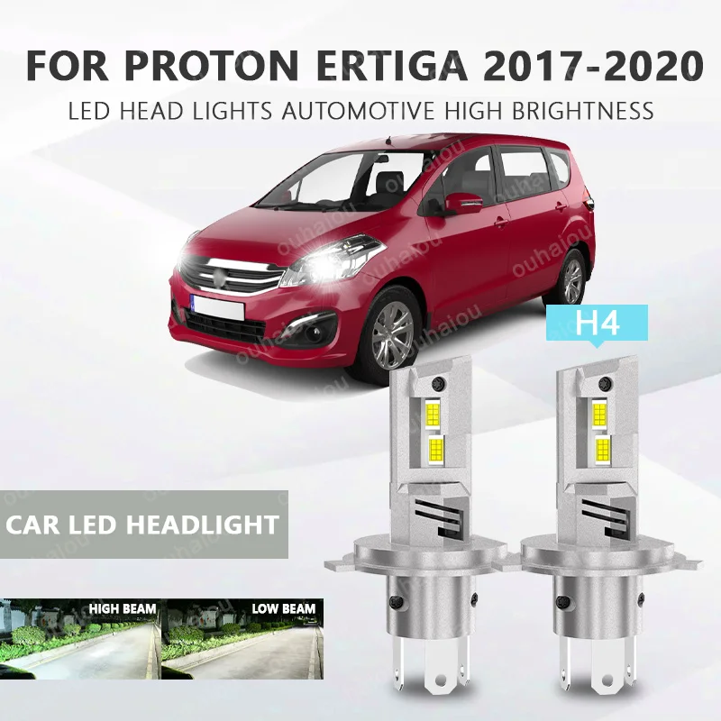 

For proton Ertiga 2017-2020 LED bulb car headlight with heat sink LED headlight headlight H4