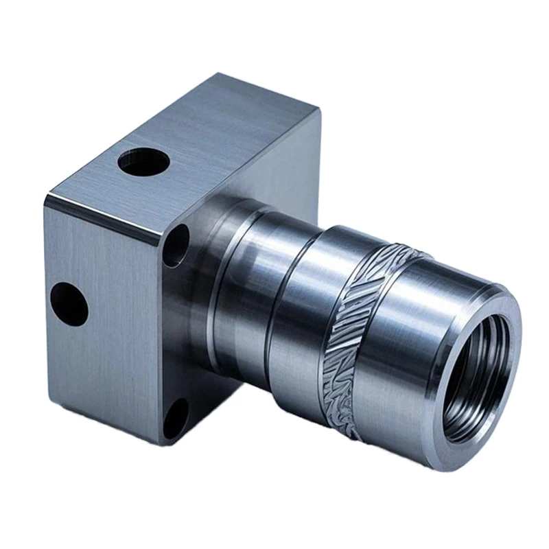 Custom Metal Multi-Port Hydraulic Valve Block cnc Manufacturing Machining Cnc Milling Service