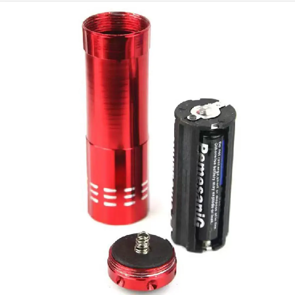 Metal LED Flashlight  Storage Cash Money Hide Stash Safe Diversion Container Box Hidden Secret Compartment for Cash Pill