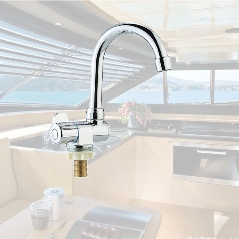 180 Degree Collapsible Faucet Used for RV Yacht Boat Household Cold Faucet