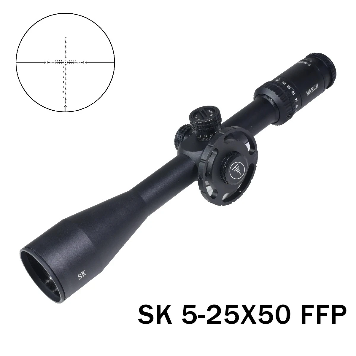 

Оптический прицел T-EAGLE SK5-25X50 FFP для тактической охоты и страйкбола, с гравированным стеклом, для крепления на планку 11 мм/20 мм