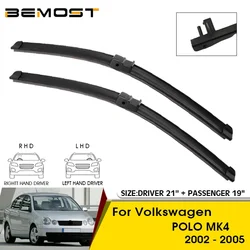 Car Wiper Blades For Volkswagen POLO MK4 2002-2005 Windshield Windscreen Front Window Blades 21