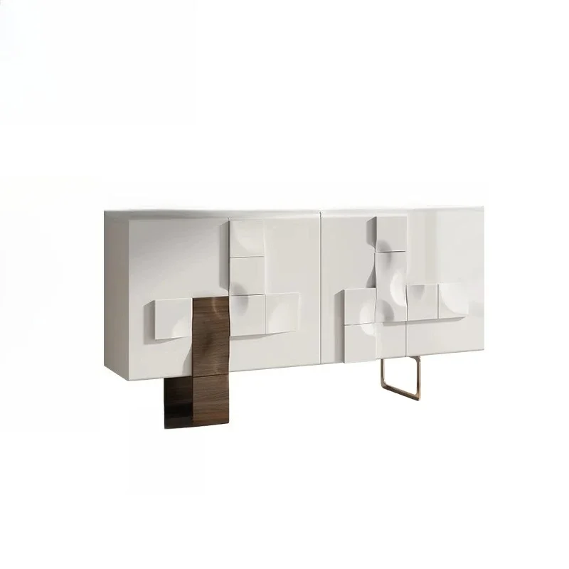 

Nordic solid wood side cabinet