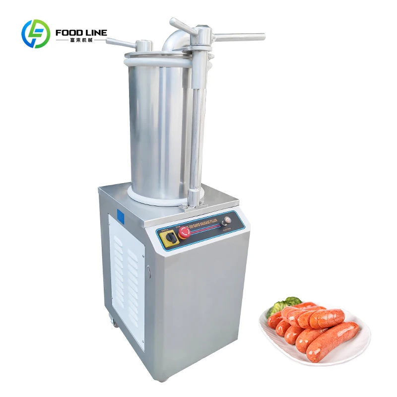 

Commercial Automatic Electric Sausage Stuffer Filling Machine Stainless Steel Meat Processing Equipment Electric Stuffer