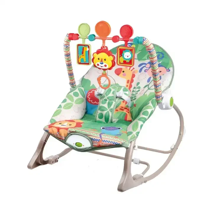 Safety Vibration Music Swing Baby Rocking Chair Cribs Soft Smart Electric Baby  Toy With Music Children Toys