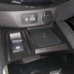 15W Car center console wireless charger fast phone charger charging holder for Nissan X-Trail T32 Qashqai J11 J12 2014-2021