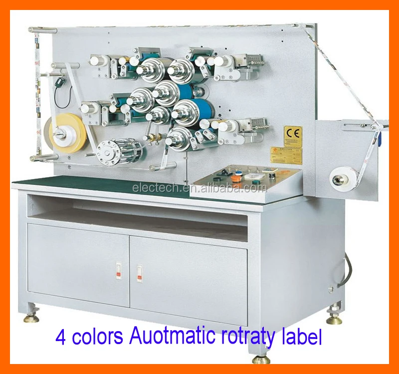 Machine d'impression d'étiquettes rotative automatique, 2 couleurs, à vendre