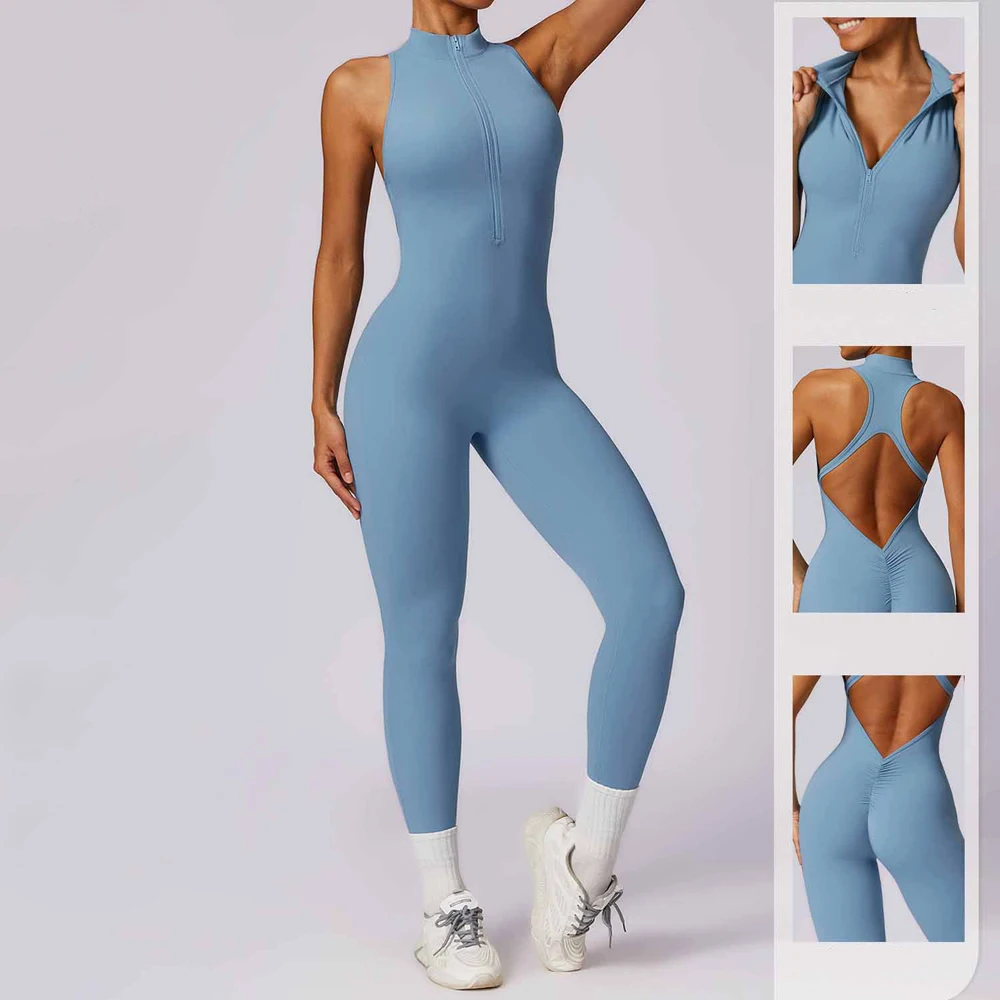 Full Length For Women Sent Free Sports Jumpsuit Tight Fitting Woman Gym Elegant Ladies Overalls Corset High Waisted Sweatpants