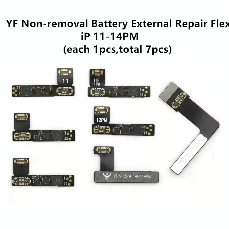 YF Non-Removal Battery External Repair Flex For iP11 12 13 14 Plus/Pro Max Battery Efficiency Pop-up Window Data Modification