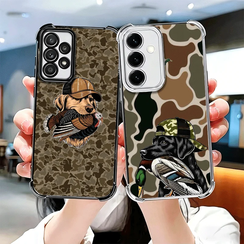 Hunter Dog Hunting Soft Phone Case For Samsung A17 A27 A07 A37 A57 A16 A56 A15 A55 A14 A54 A13 A53 A26 A36 A25 A35 A24 A34 A23 A