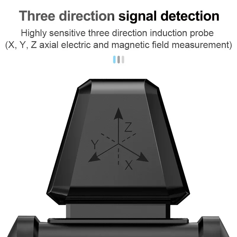 EMF Meter Radiation Detector Digital Color Screen Household Electromagnetic Field Radiation Tester Handheld Frequency Warn Meter image 4