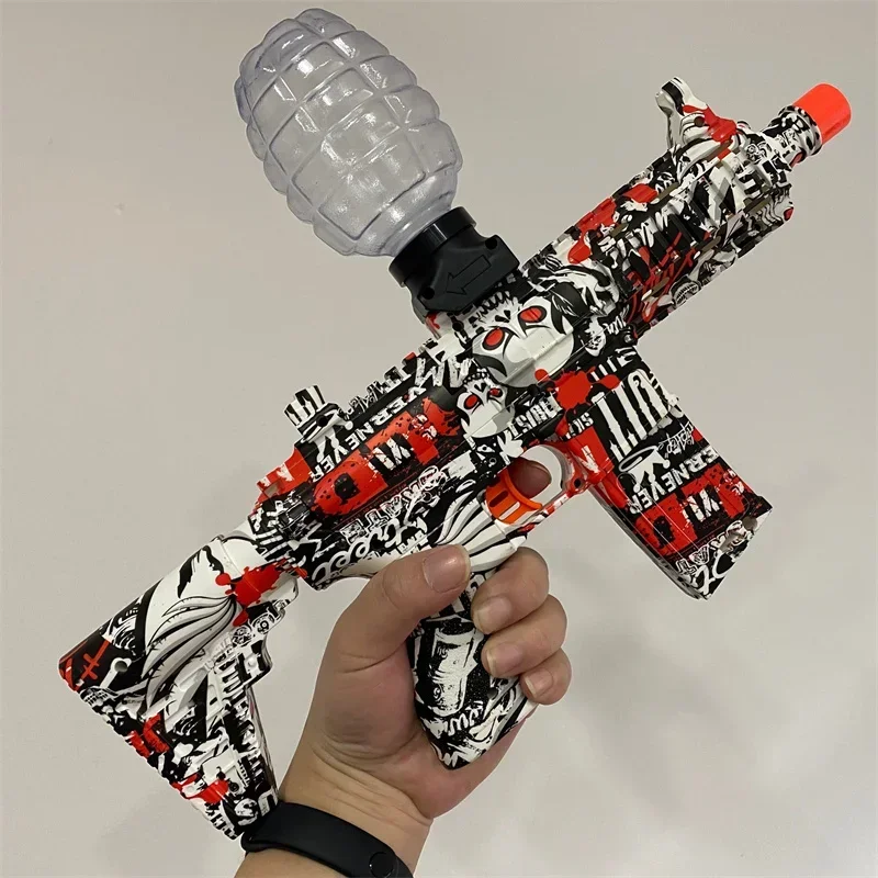 

Электрический гелевый шар M416, игрушечный пистолет, высокоскоростная розетка оранжевого цвета и магазин бутылок для игр на открытом воздухе для родителей и детей