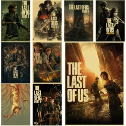 Retro The Last of Us Part 1 2 Poster Kraft Paper Prints Picture DIY Vintage Home Room Bar Cafe Art Wall Decor Aesthetic Painting