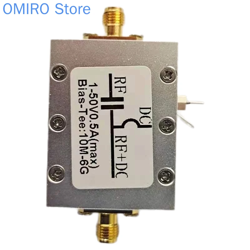 RF Isolator Biasing Device Coaxial Feed RF Feed Bias Bias Tee 10mhz-6ghz Low Insertion Loss